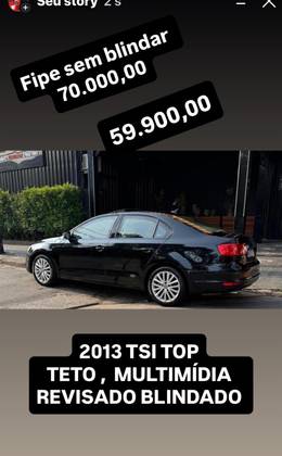 VOLKSWAGEN JETTA 2.0 TSI HIGHLINE 211CV GASOLINA 4P TIPTRONIC VOLKSWAGEN JETTA 2.0 TSI HIGHLINE 211CV GASOLINA 4P TIPTRONIC